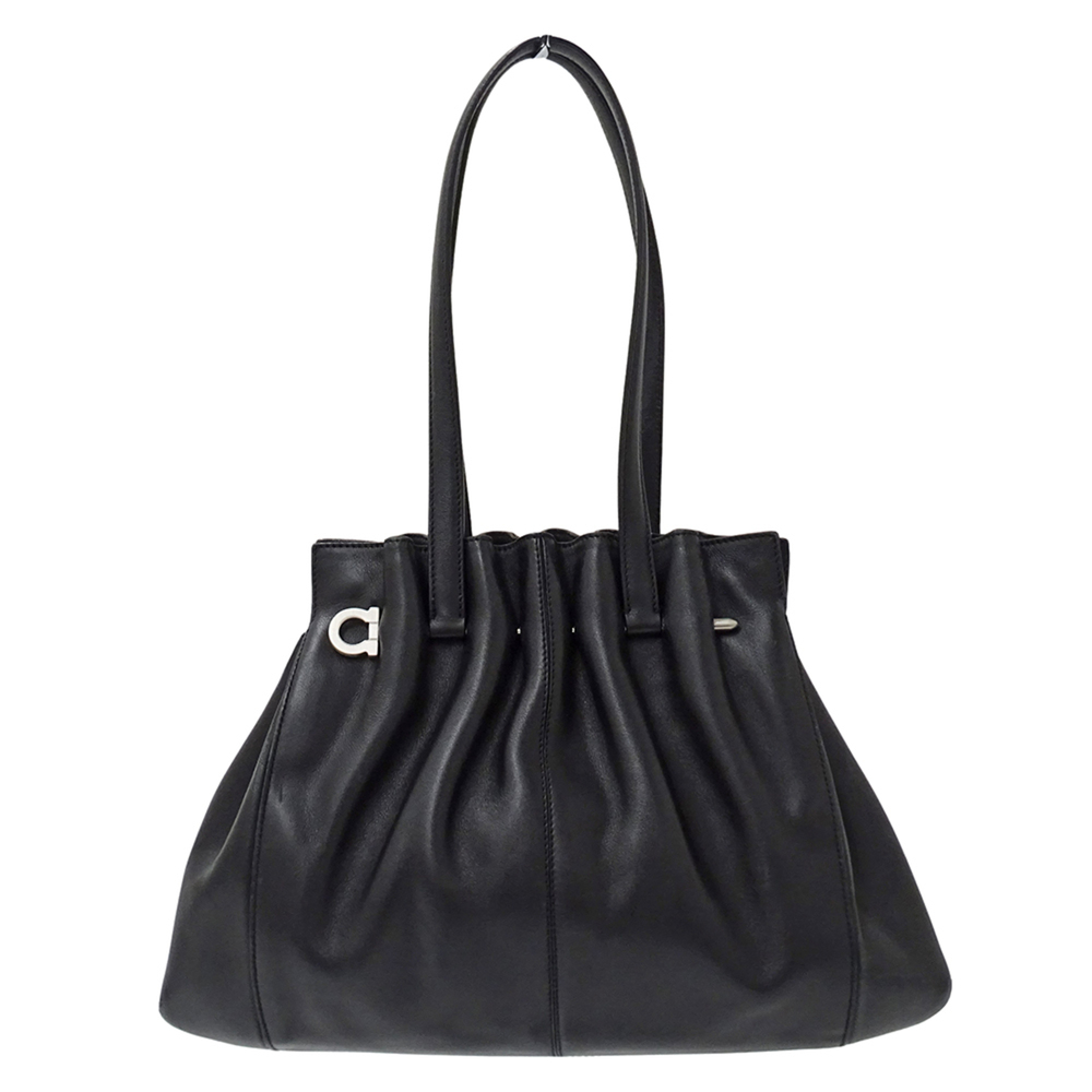Salvatore Ferragamo Ferragamo handbag for women, brand tote bag, Gancini leat...